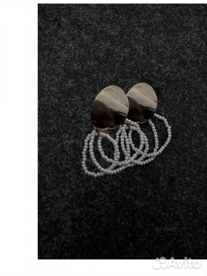 Серьги с перламутром