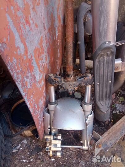 Передняя вилка на скутер