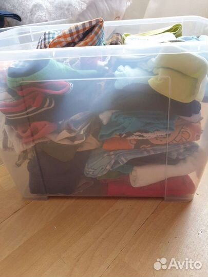 Пакет вещей и обуви на мальчика