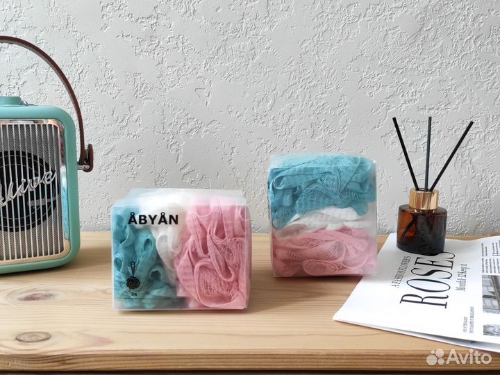 Мочалка IKEA новая 3 шт набор