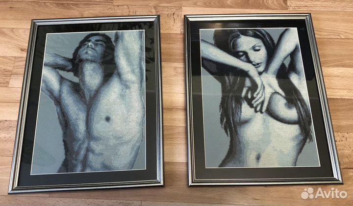 Комплект вышитых картин