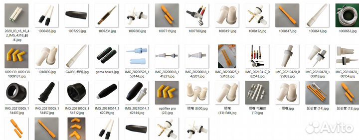 Запчасти для порошковых установок