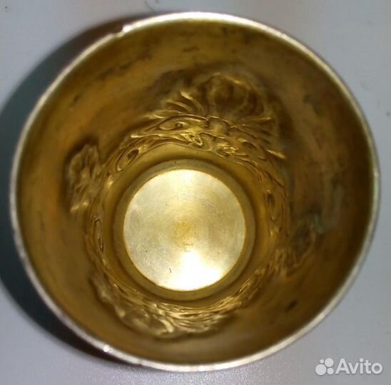 Большая редкая Стопка Серебро 875пр