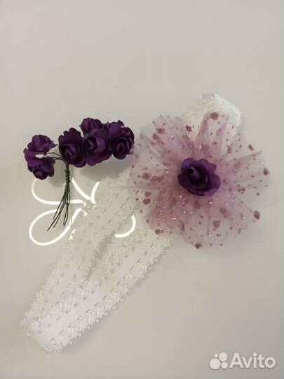 Бантики, повязки на голову ручной работы