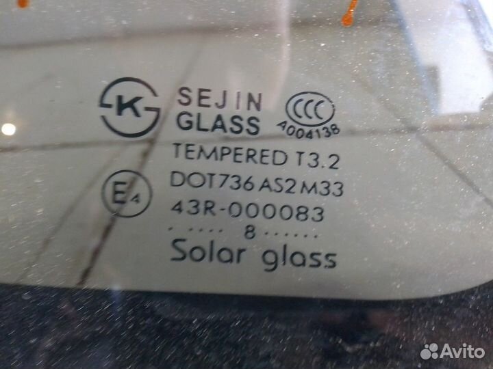 Стекло кузовное глухое правое (Chevrolet Captiva)