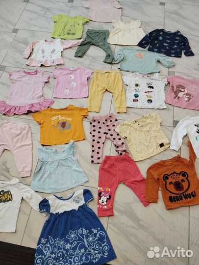 Одежда для девочки и мальчика от года до двух