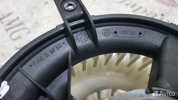 Мотор печки рестайл на Mercedes-Benz W210