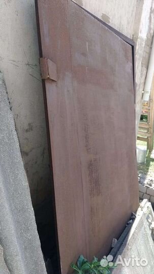 Ворота гаражные металлические бу