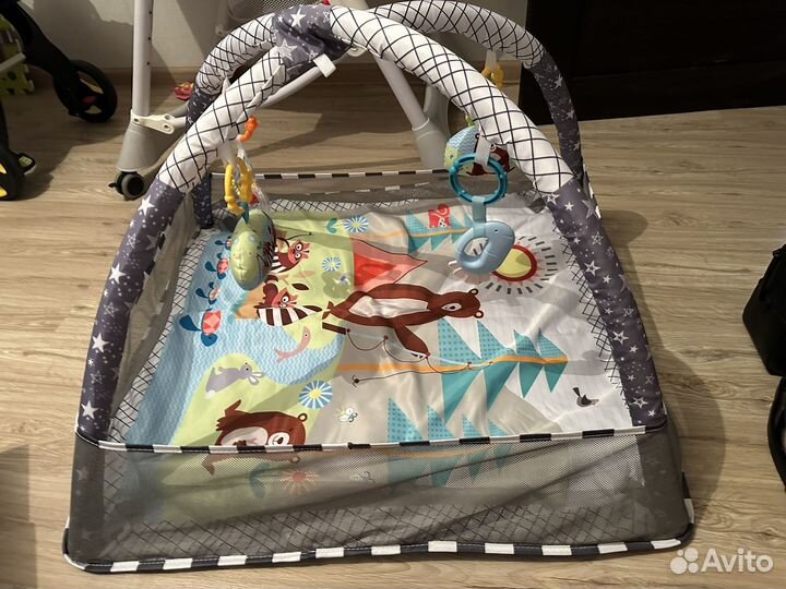 Детская качелька, развивающий коврик