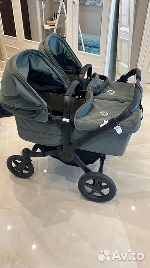 Bugaboo Donkey 5 Twin коляска 2 в 1, green