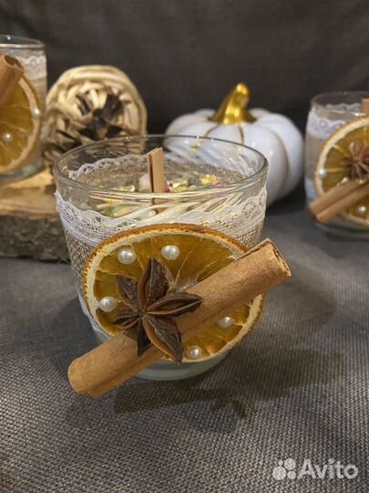 Ароматическая свеча интерьерная