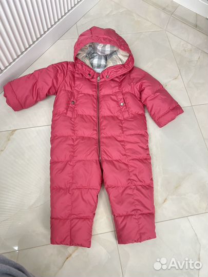 Зимний комбинезон burberry оригинал 86 12-18 мес