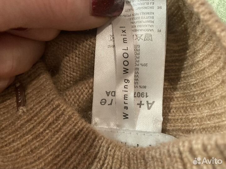 Шапка и шарф на весну(шерсть)