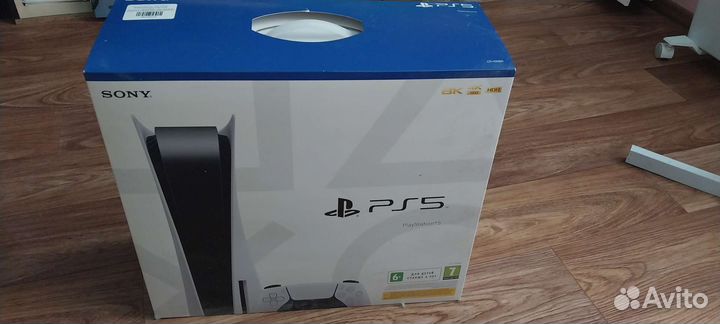 Коробка от sony playstation 5