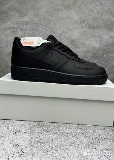 Кроссовки Nike Air Force 1 Supreme Black