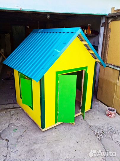 Детский деревянный домик для дачи