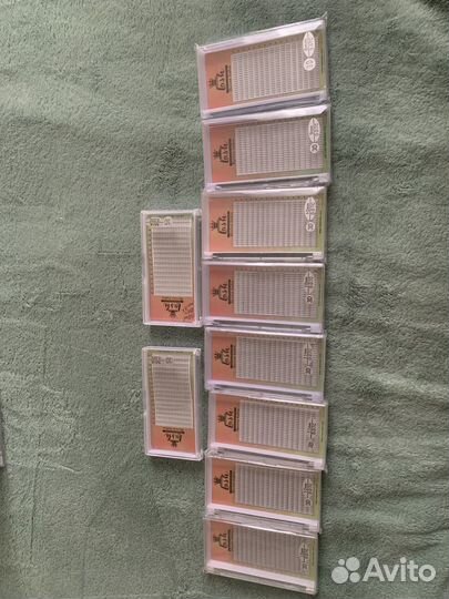 Ресницы для наращивания/маникен/пучки готовые