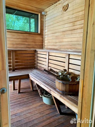 Баня на Енисее (остров отдыха)