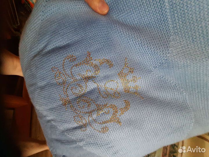 Плед на выписку детское одеяло 90на110новое