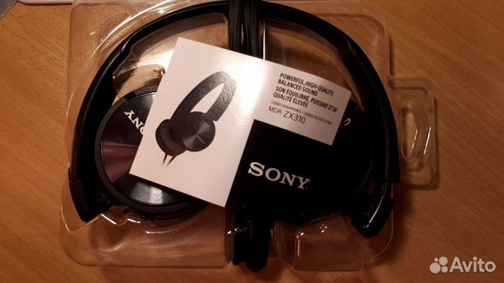 Наушники Sony MDR-ZX310 black