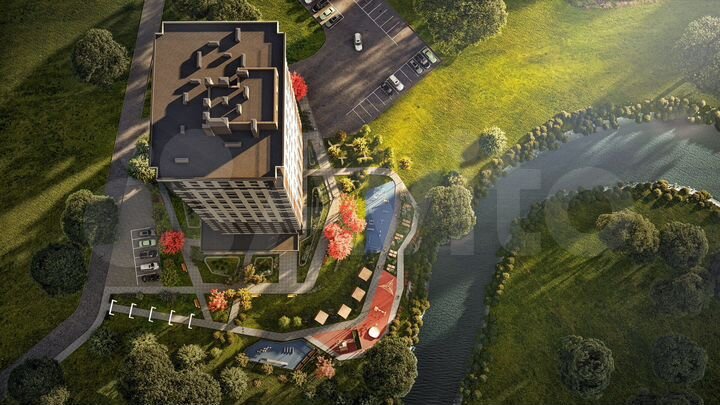 2-к. квартира, 69,1 м², 12/25 эт.