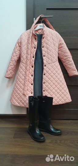 Школьный сарафан 134 серый