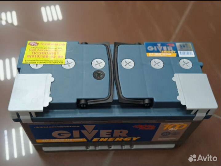 Акб Giver 100 a/h с доставкой и установкой