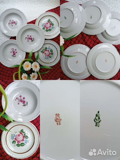 Тарелки из бабушкиного сундука посуда СССР