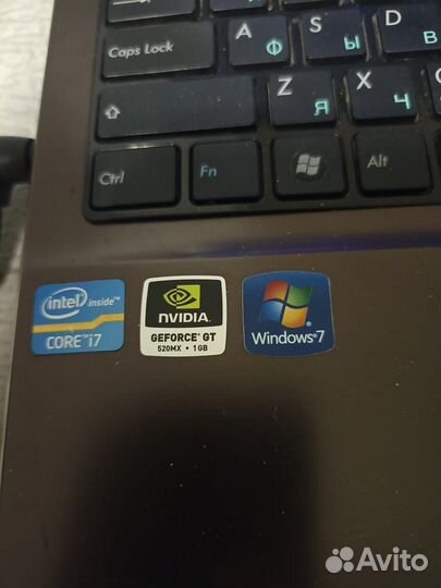 Ноутбук asus i7-2670QM