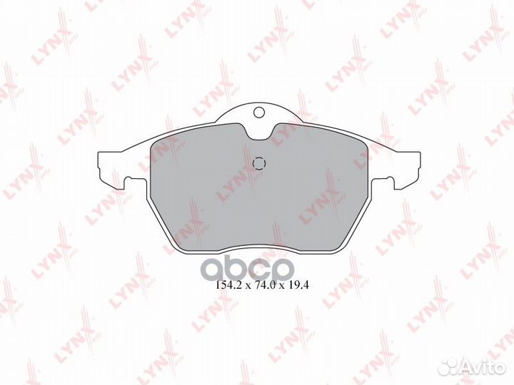 Колодки тормозные дисковые перед BD5914 LYN