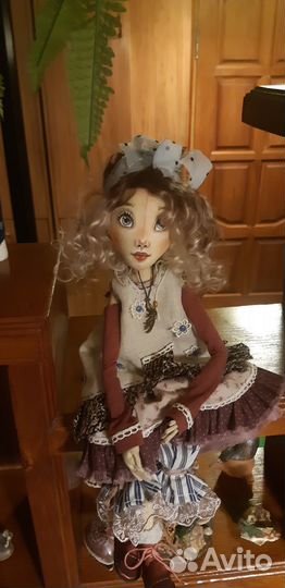 Текстильная интерьерная кукла