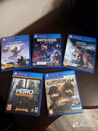Игровые диски на PS4