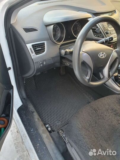 3d коврики eva с бортами Hyundai Elantra 5 и др