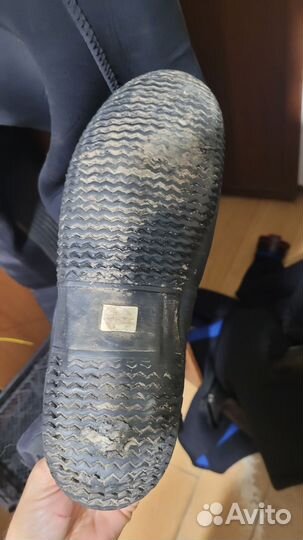 Неопреновый сухой гидрокостюм сухарь дайвинг