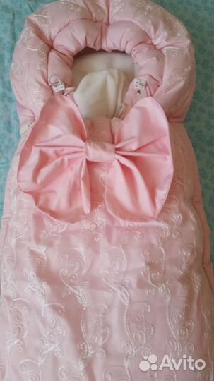 Конверт на выписку для девочки осень