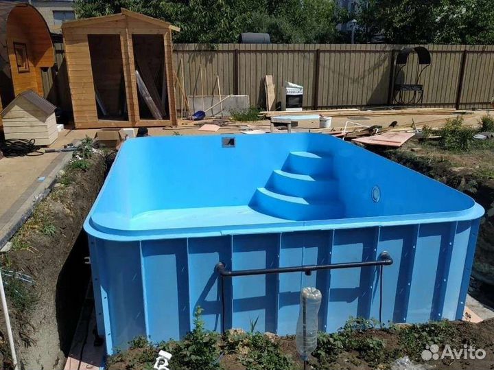 Пластиковый бассейн