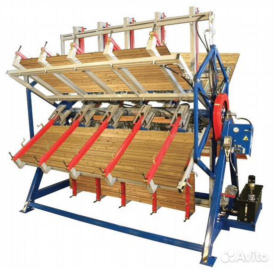 Гидравлический пресс для бруса и щита