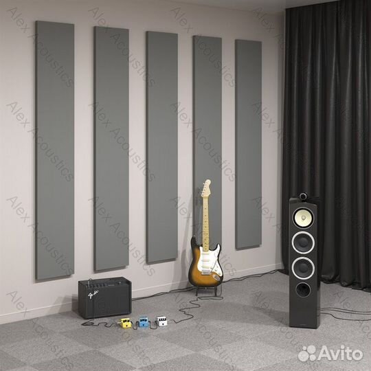 Акустическая панель Slim-A-Long Grey