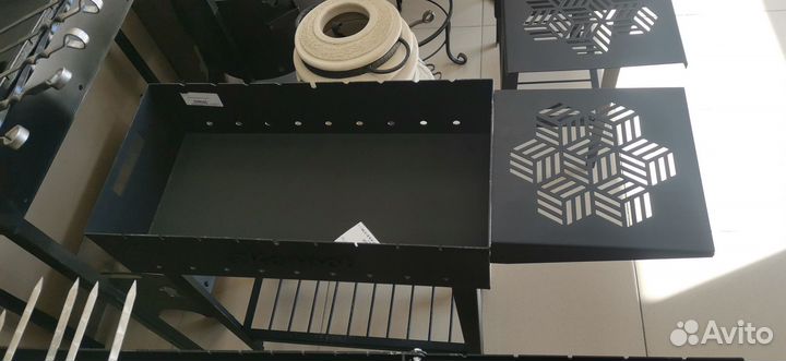 Мангал с зонтом