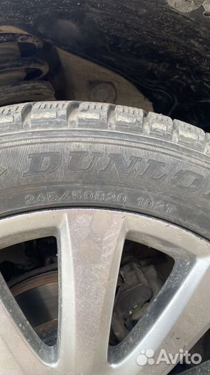 Покрышки зима автошины 4 шт Dunlop 245/55 r20