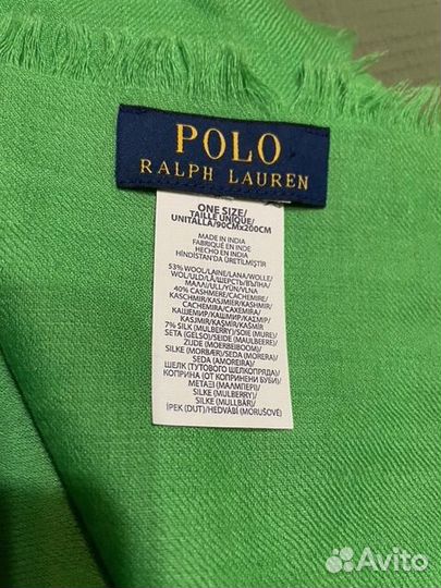 Новый Кашемировый шарф женский Polo Ralf Lauren