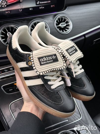 Кроссовки Adidas Samba Wales Bonner Pony Black