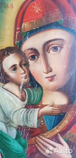 Икона Владимирская Пресвятая Богородица. Письмо