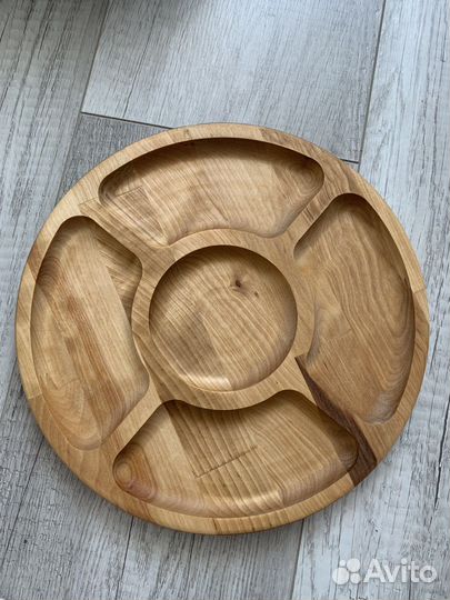 Менажница деревянная тарелка
