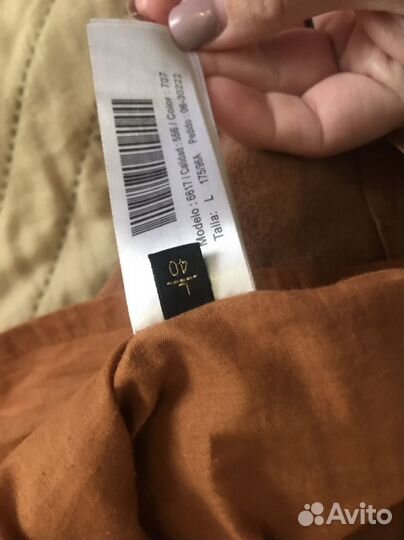 Massimo dutti платье кожа L