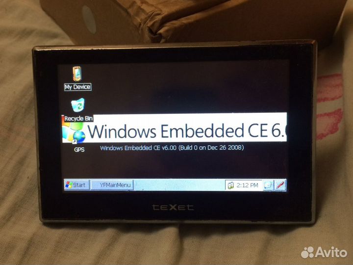 Gps навигатор texet