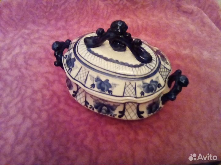 Посуда гжель ручной работы