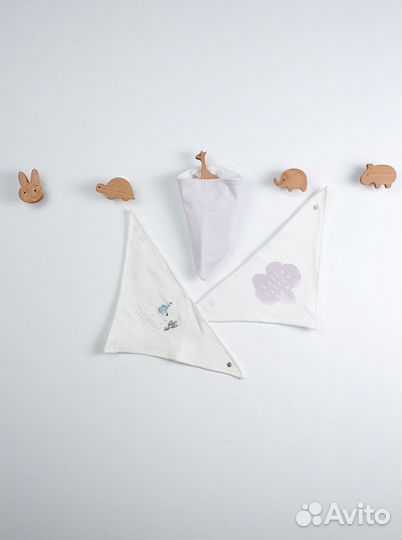 Слюнявчик для девочки. Опт. Massimodutti