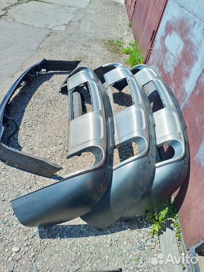 Audi Q7 4L offroad задний бампер