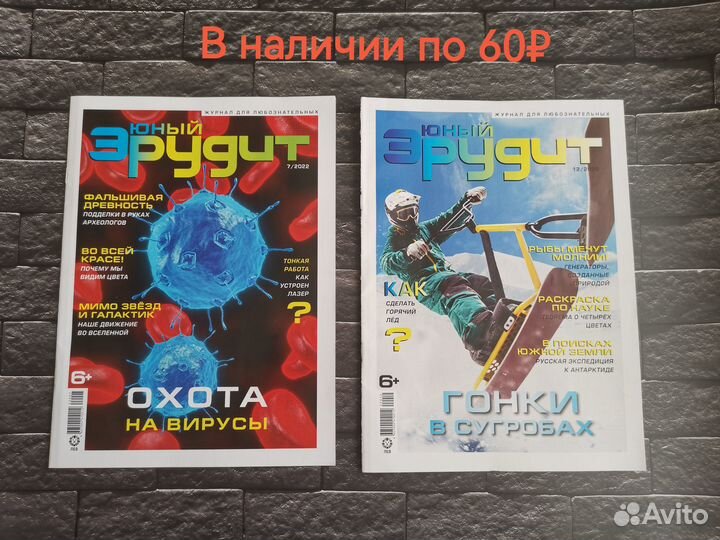 Новые детские журналы Эрудит и сканворды